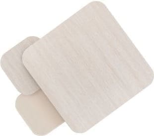 Henders & Hazel Toby salontafel 80x80x43cm Beige|Wit Bijzettafel