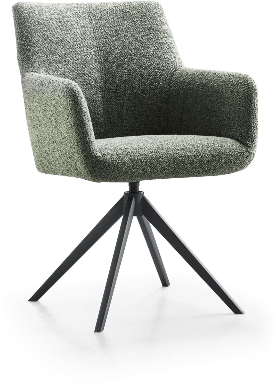 House of Dutchz Armstoel Dutchz 5100 Armstoel - groen - schuin voor