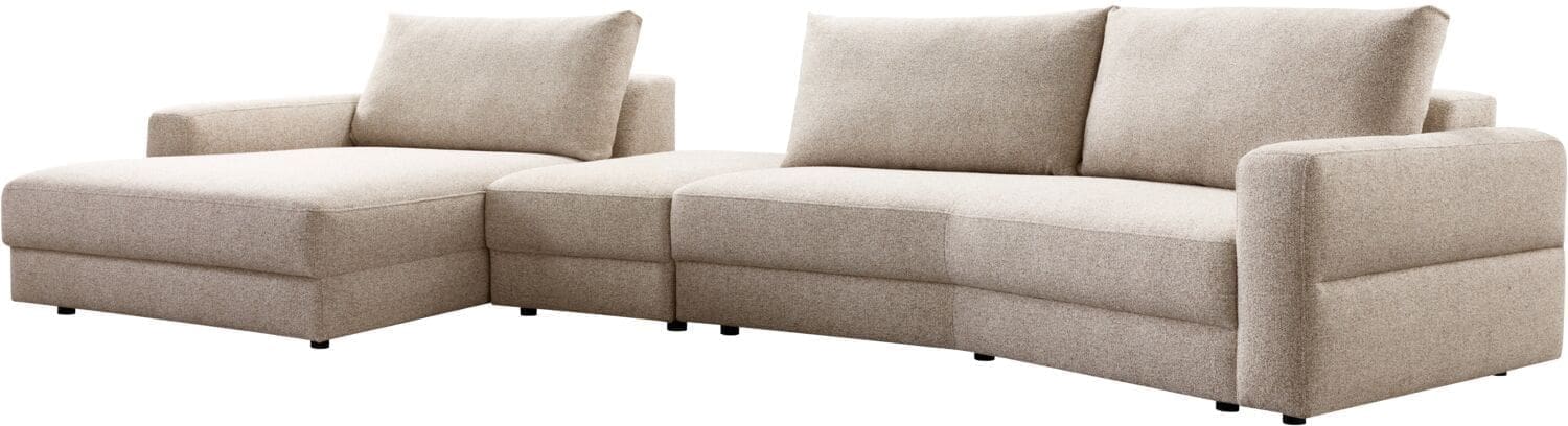 INHOUSE Hocker Nelonia beige Beige Hocker