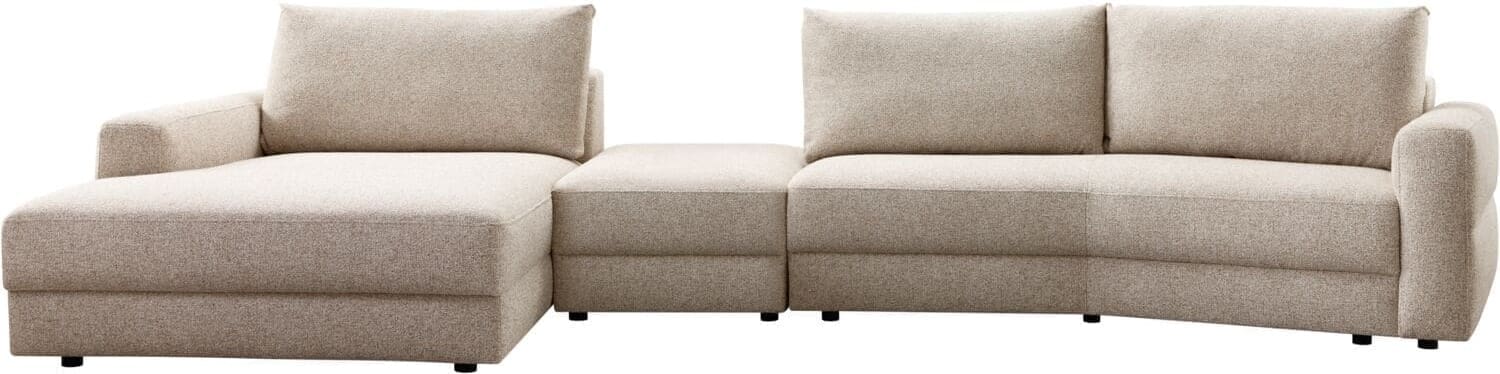 INHOUSE Hocker Nelonia beige Beige Hocker