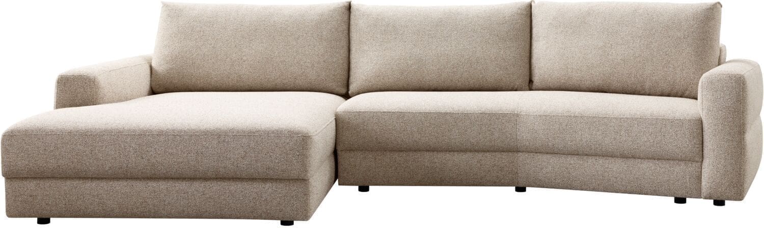 INHOUSE Hoekbank links Nelonia beige Beige Hoekbank