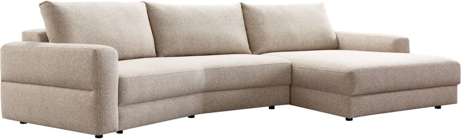 INHOUSE Hoekbank rechts Nelonia beige Beige Hoekbank