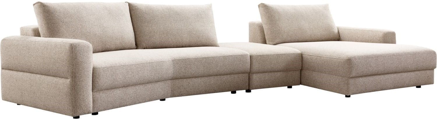 INHOUSE Hoekbank rechts Nelonia beige Beige Hoekbank