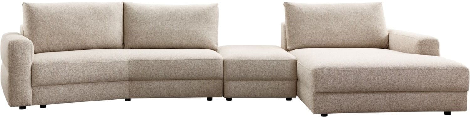 INHOUSE Hoekbank rechts Nelonia beige Beige Hoekbank