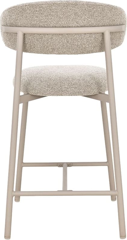 LABEL51 Barkruk Kaito - Beige - Prestige - Laag Beige Barstoel