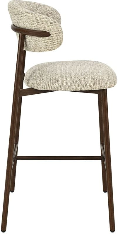 LABEL51 Barkruk Kaito - Beige - Prestige - Laag Beige Barstoel