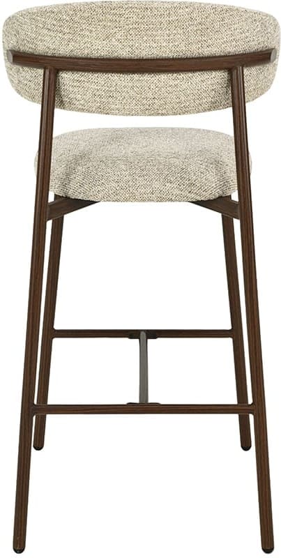 LABEL51 Barkruk Kaito - Beige - Prestige - Laag Beige Barstoel