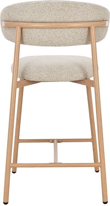 LABEL51 Barkruk Kaito - Beige - Prestige - Laag Beige Barstoel