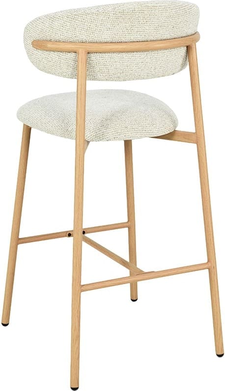 LABEL51 Barkruk Kaito - Naturel - Prestige - Laag Naturel Barstoel