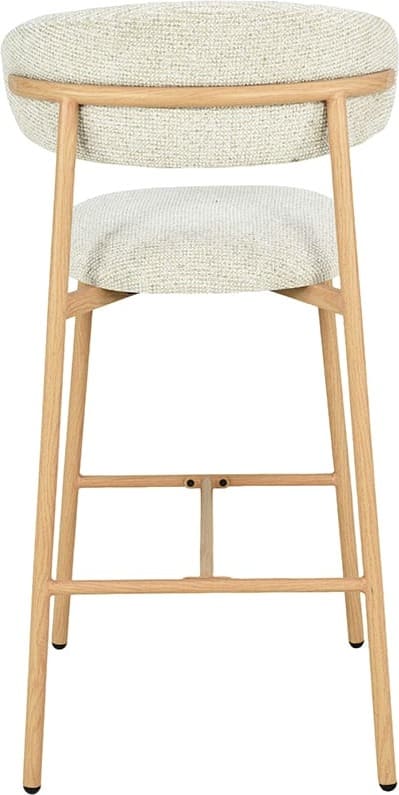 LABEL51 Barkruk Kaito - Naturel - Prestige - Laag Naturel Barstoel