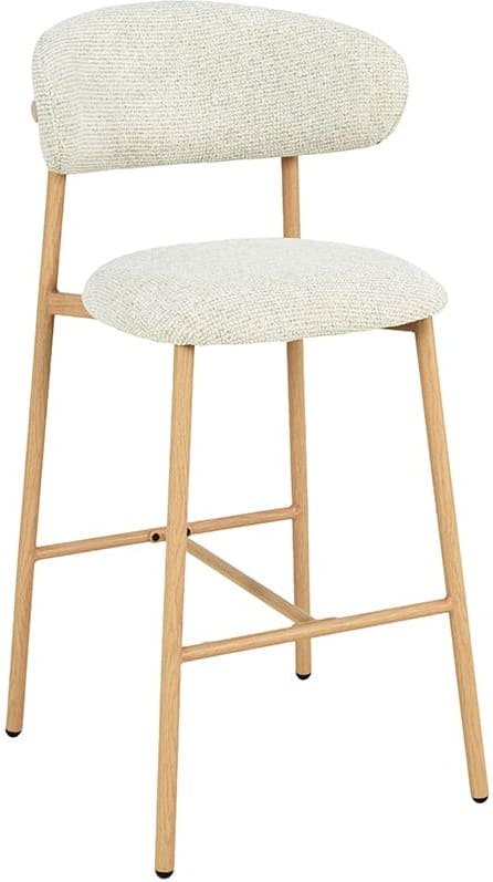 LABEL51 Barkruk Kaito - Naturel - Prestige - Laag Naturel Barstoel