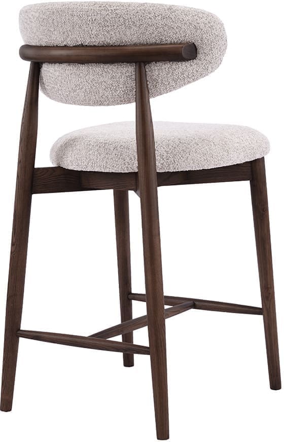 LABEL51 Barkruk Kyoto - Beige - Superb - Laag Beige Barstoel
