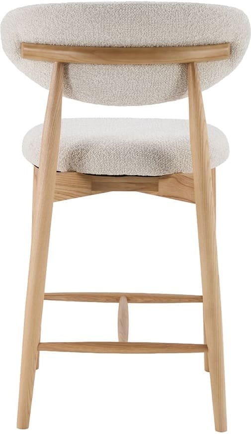 LABEL51 Barkruk Kyoto - Naturel - Superb - Laag Naturel Barstoel