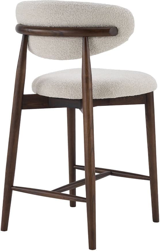 LABEL51 Barkruk Kyoto - Naturel - Superb - Laag Naturel Barstoel