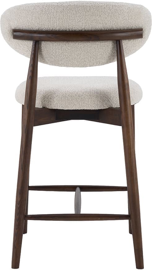LABEL51 Barkruk Kyoto - Naturel - Superb - Laag Naturel Barstoel