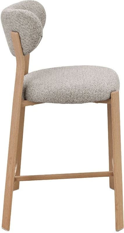 LABEL51 Barkruk Mika - Beige - Prestige - Laag Beige Barstoel