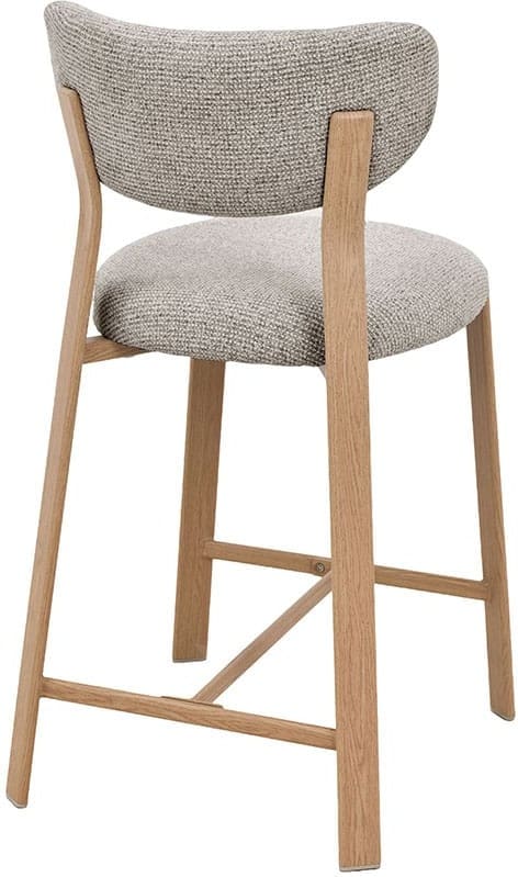 LABEL51 Barkruk Mika - Beige - Prestige - Laag Beige Barstoel