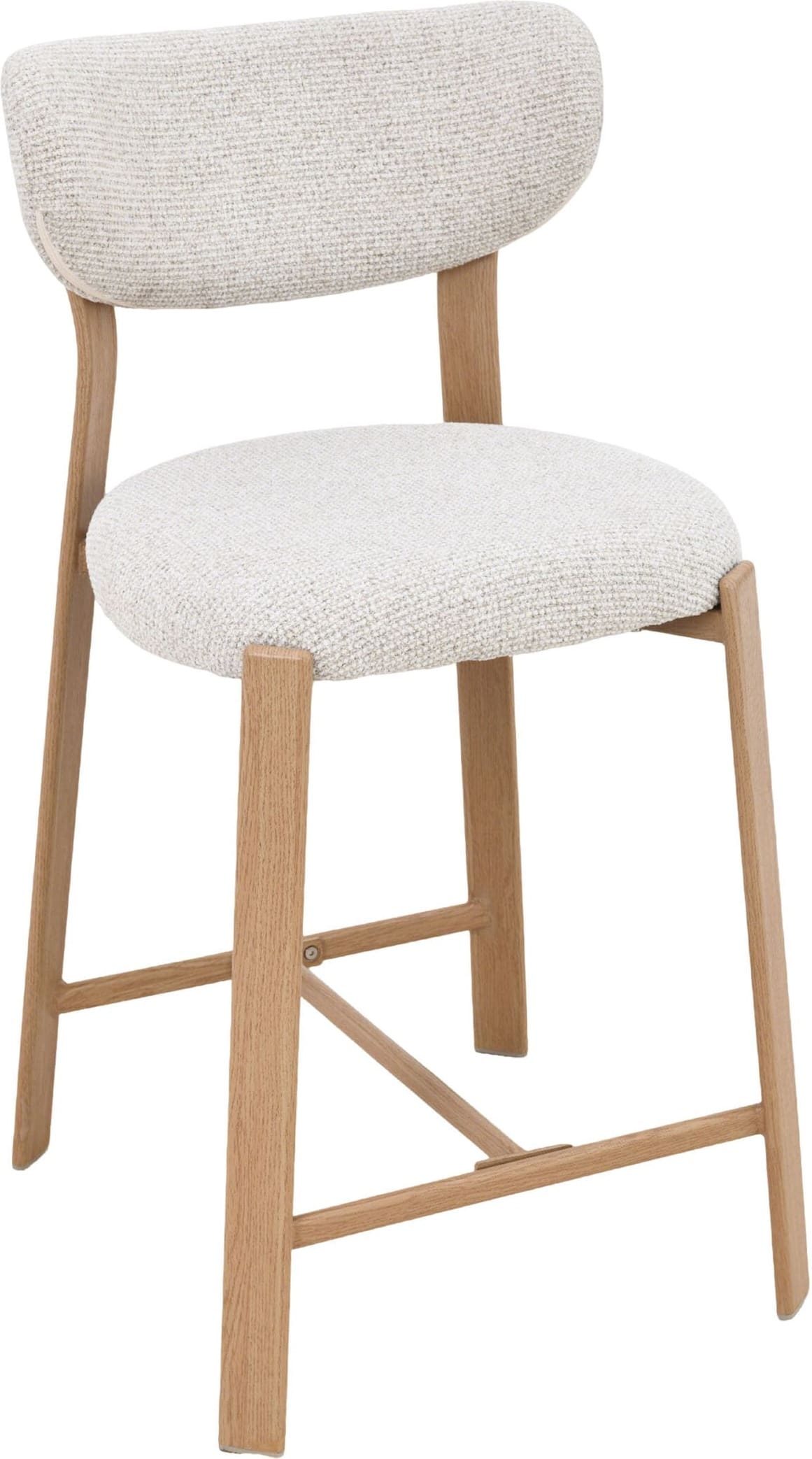 LABEL51 Barkruk Mika - Naturel - Prestige - Laag Naturel Barstoel