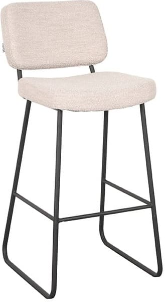 LABEL51 Barkruk Noah - Naturel - Boucle - Zithoogte 78 Naturel Barstoel