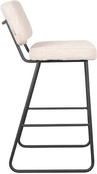 LABEL51 Barkruk Noah - Naturel - Boucle - Zithoogte 78 Naturel Barstoel