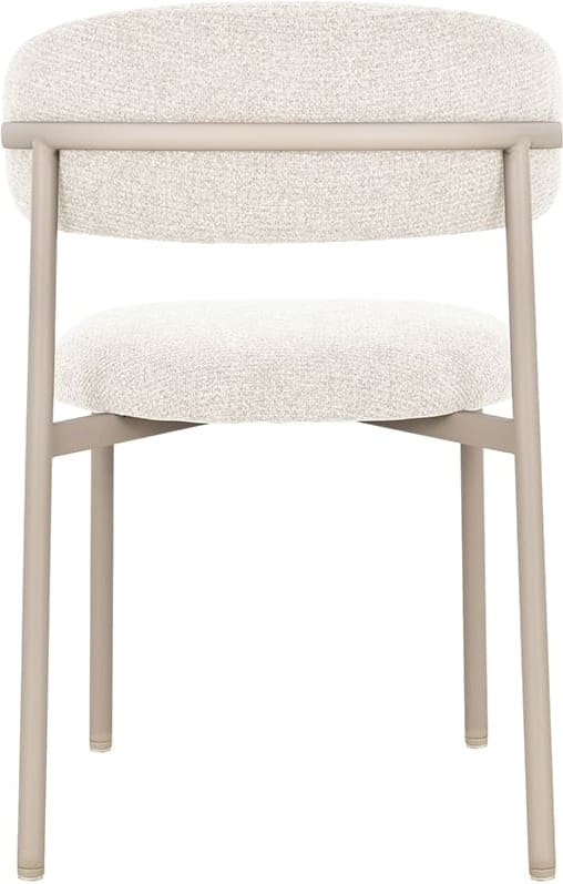 LABEL51 Eetkamerstoel Kaito - Naturel - Prestige - Beige Metalen Frame Naturel Eetkamerstoel