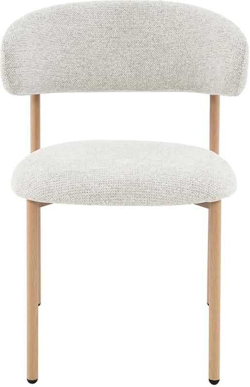 LABEL51 Eetkamerstoel Kaito - Naturel - Prestige - Naturel Houten Frame Naturel Eetkamerstoel