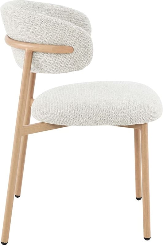 LABEL51 Eetkamerstoel Kaito - Naturel - Prestige - Naturel Houten Frame Naturel Eetkamerstoel