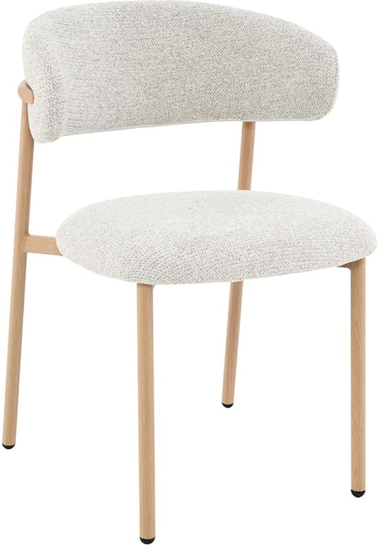 LABEL51 Eetkamerstoel Kaito - Naturel - Prestige - Naturel Houten Frame Naturel Eetkamerstoel