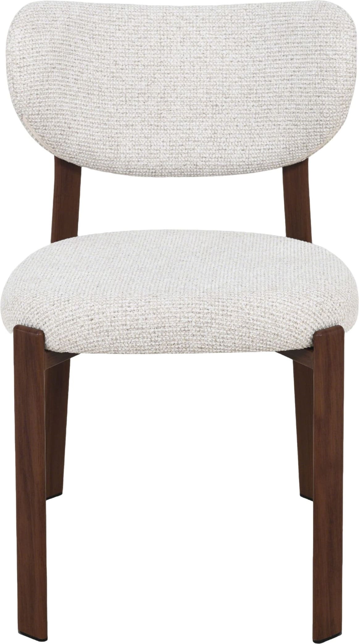LABEL51 Eetkamerstoel Mika - Naturel - Prestige - Walnoot Houtlook Metaal Naturel Eetkamerstoel