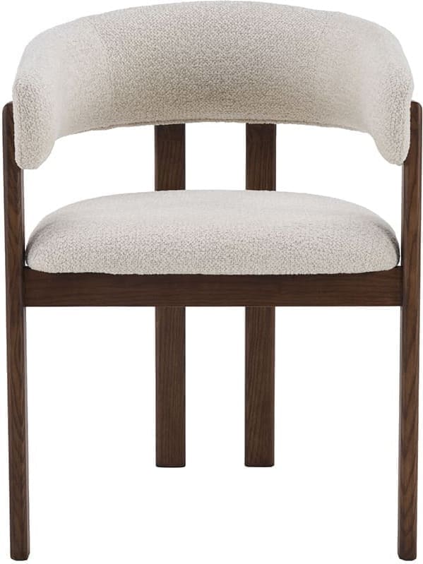 LABEL51 Eetkamerstoel Osaka - Naturel - Geweven - Walnoot Houten Frame Naturel Eetkamerstoel