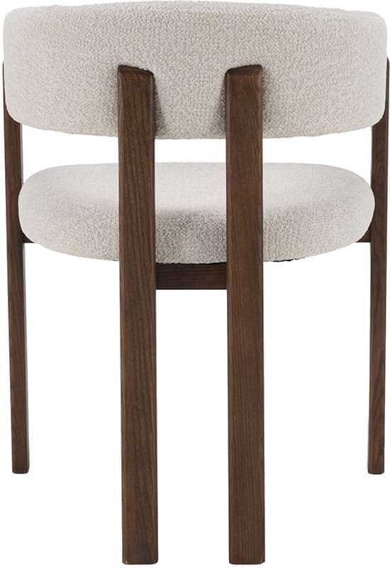 LABEL51 Eetkamerstoel Osaka - Naturel - Geweven - Walnoot Houten Frame Naturel Eetkamerstoel