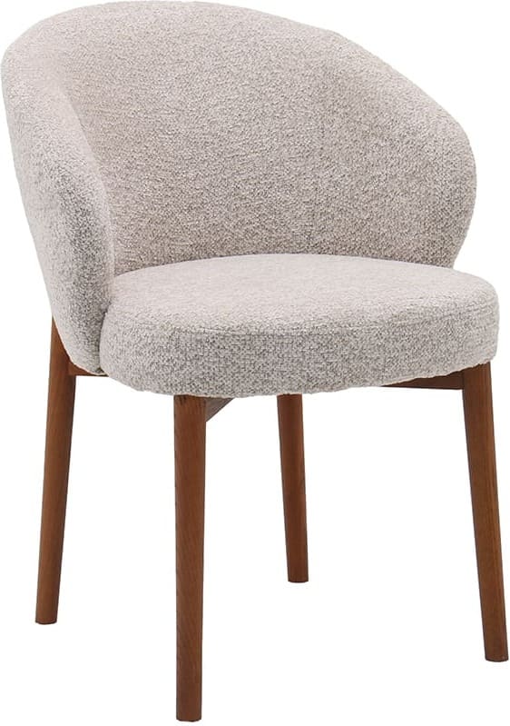 LABEL51 Eetkamerstoel Sakiko - Beige - Superb Beige Eetkamerstoel