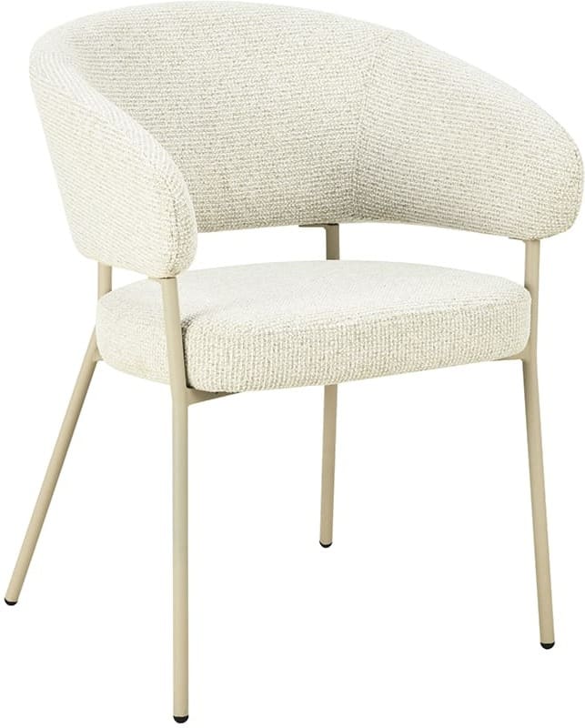 LABEL51 Eetkamerstoel Takumi - Naturel - Prestige - Beige Metale Frame Naturel Eetkamerstoel