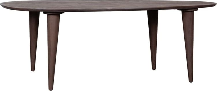LABEL51 Eetkamertafel Fly - Espresso - Mangohout - 180 cm - Organisch Bruin Eettafel