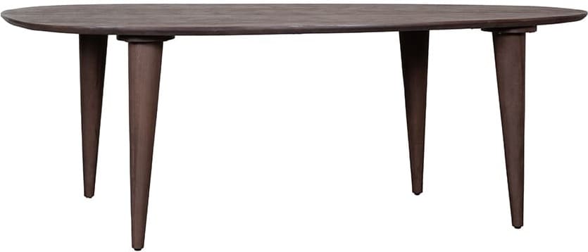 LABEL51 Eetkamertafel Fly - Espresso - Mangohout - 200 cm - Organisch Bruin Eettafel
