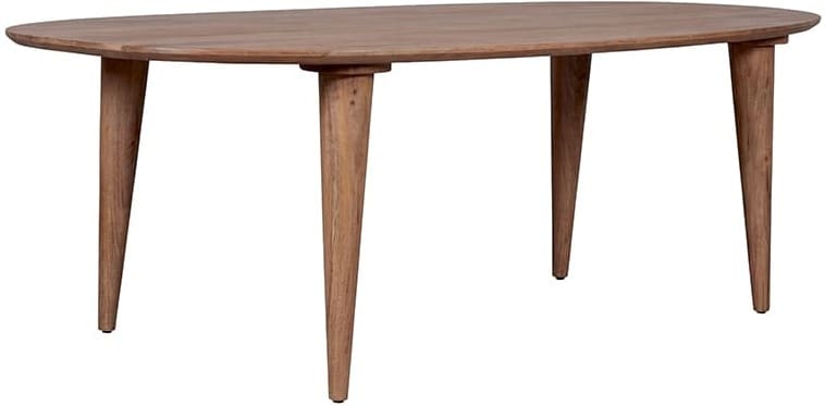 LABEL51 Eetkamertafel Fly - Nature Smooth - Mangohout - 180 cm - Organisch Eettafel