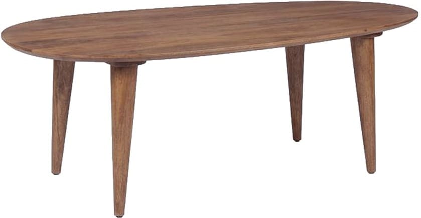 LABEL51 Eetkamertafel Fly - Nature Smooth - Mangohout - 200 cm - Organisch Eettafel