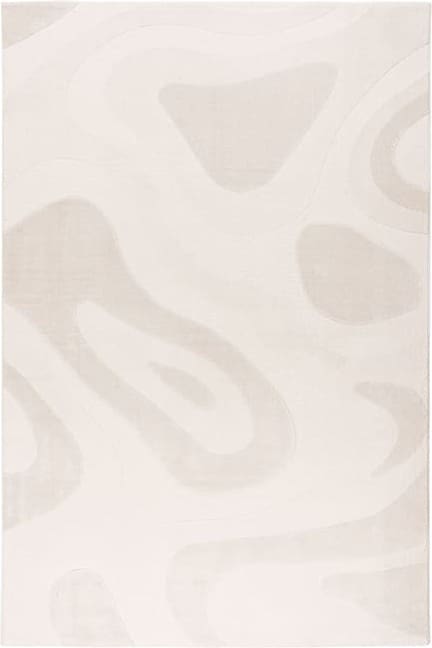 LABEL51 Vloerkleed Gamo - Beige - Synthetisch - 160x230 cm Beige Vloerkleed