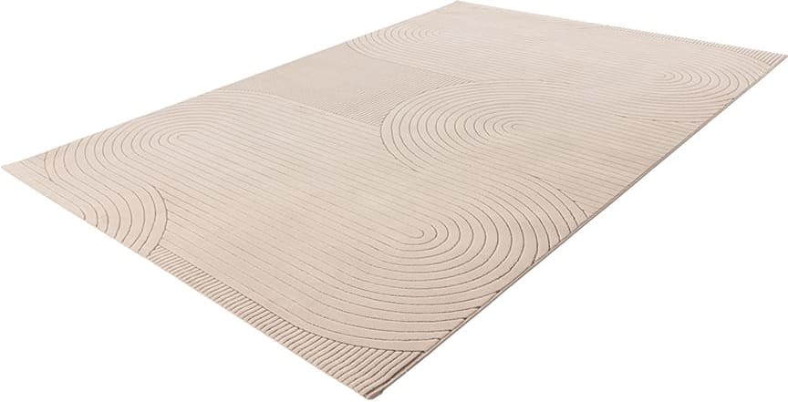 LABEL51 Vloerkleed Lavita - Taupe - Synthetisch - 200x290 cm Taupe Vloerkleed