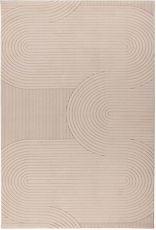LABEL51 Vloerkleed Lavita - Taupe - Synthetisch - 200x290 cm Taupe Vloerkleed
