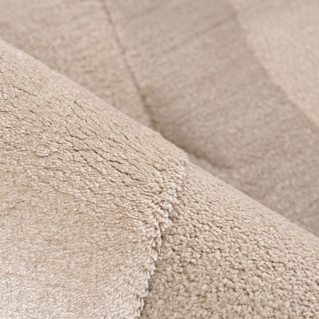 LABEL51 Vloerkleed Vinto - Beige - Synthetisch - 160x230 cm - Organisch Beige Vloerkleed