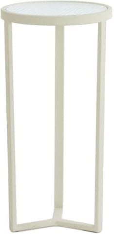 Light & Living Beeld Retiro - helder rib glas+crème Wit Beeld