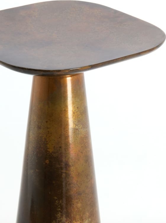 Light & Living Bijzettafel Abala - koper-brons Brons Bijzettafel