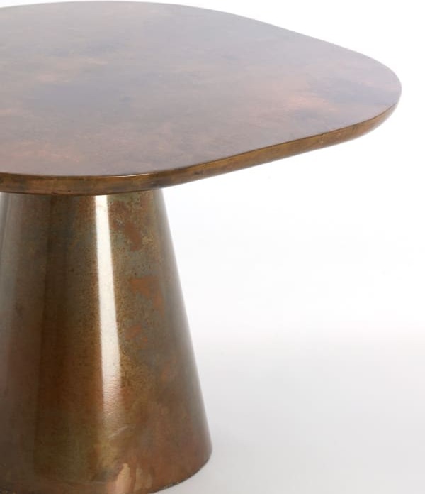 Light & Living Bijzettafel Abala - koper-brons Brons Bijzettafel