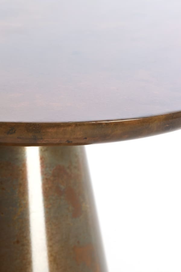 Light & Living Bijzettafel Abala - koper-brons Brons Bijzettafel