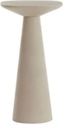 Light & Living Bijzettafel Abala - mat crème Wit Bijzettafel