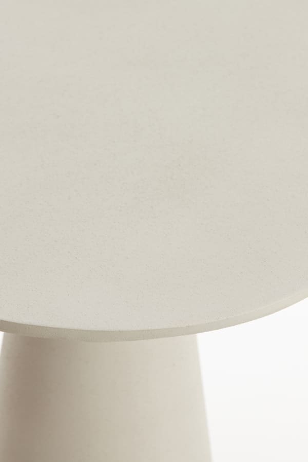 Light & Living Bijzettafel Abala - mat crème Wit Bijzettafel