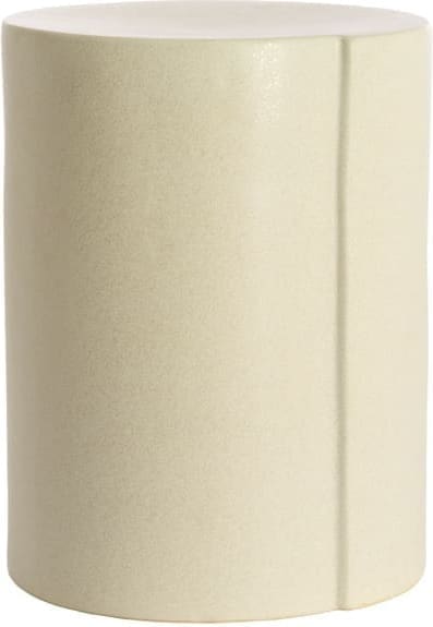 Light & Living Bijzettafel Chulilla - keramiek mat crème Wit Bijzettafel