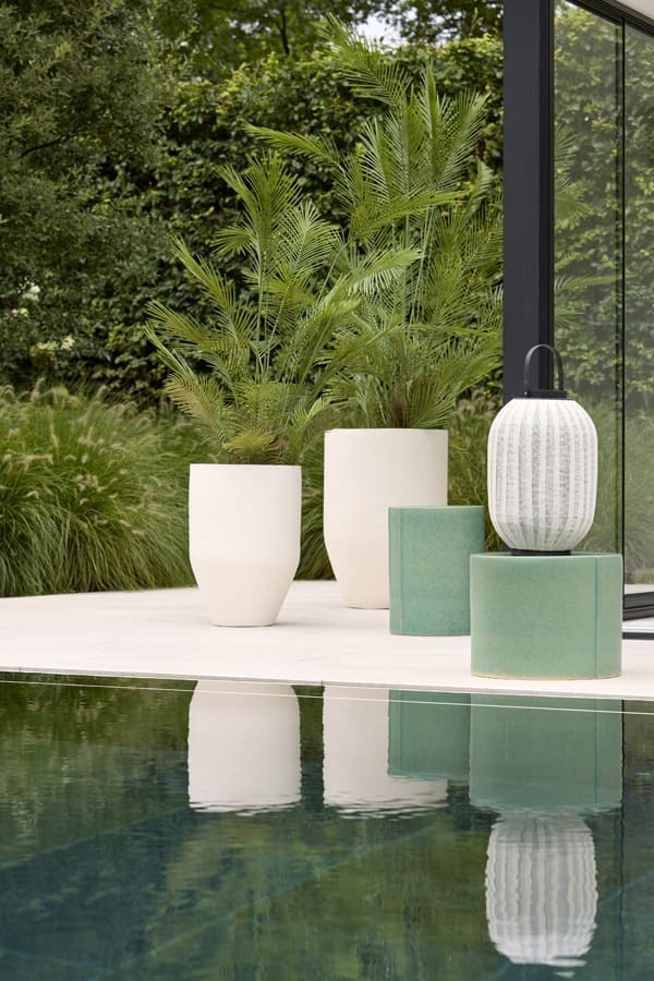Light & Living Bijzettafel Chulilla - keramiek mat groen Groen Bijzettafel