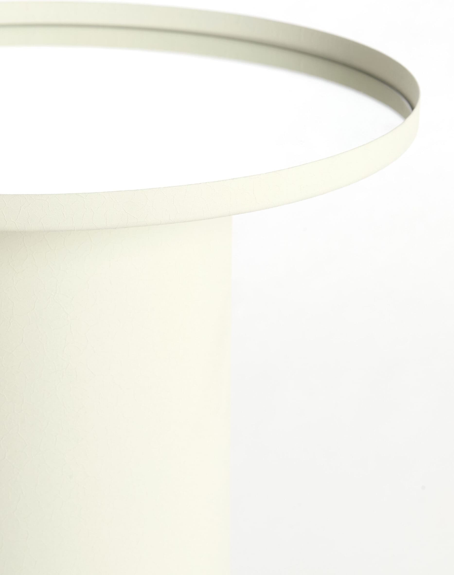 Light & Living Bijzettafel Fatima - mat crème+licht goud Wit Bijzettafel